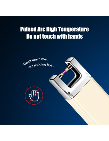 Encendedor Eléctrico Recargable Seaboll para Velas Negro