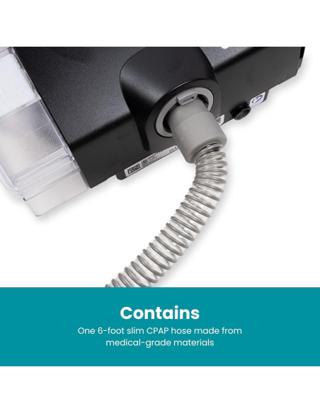 Manguera CPAP LifeSource 15mm Gris 1.83m Grado Médico