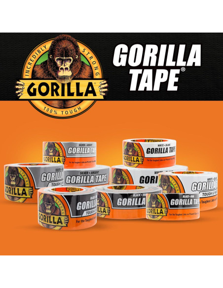 Cinta Gorilla Resistente 7.3 cm x 22.86 m para Interior y Exterior