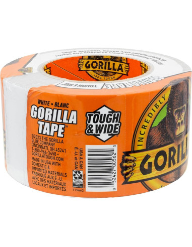 Cinta Gorilla Resistente 7.3 cm x 22.86 m para Interior y Exterior