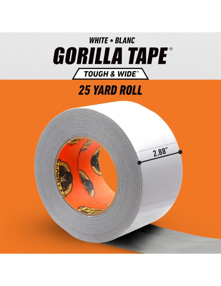 Cinta Gorilla Resistente 7.3 cm x 22.86 m para Interior y Exterior
