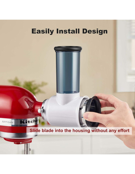 Accesorio Rallador y Cortador HOZODO para Batidora KitchenAid