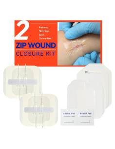 Kit de Cierre de Heridas Jointown - 2 Tiras, 4 Cierres