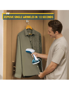 Vaporizador de Ropa Rolipo 1200W 360ml Azul Portátil 2