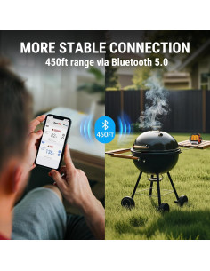 Termómetro de Carne Bluetooth ThermoPro TP904 con 2 Sondas 2
