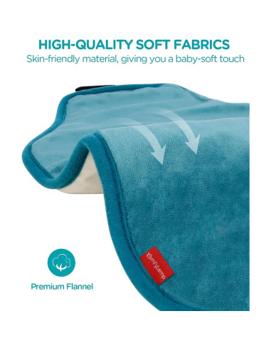 Almohadilla Térmica Eléctrica XL Comfytemp 38x61cm Azul