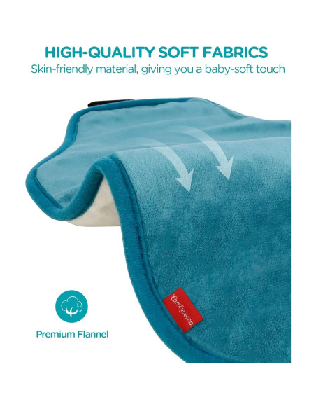 Almohadilla Térmica Eléctrica XL Comfytemp 38x61cm Azul