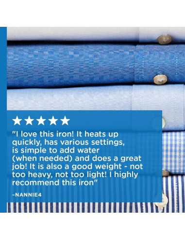 Plancha de Vapor Rowenta Pro Master 1775W con Suela Inoxidable