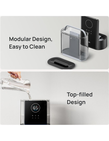 Humidificador Inteligente Dreo 8L Niebla Caliente y Fría
