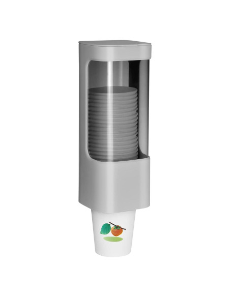 Dispensador de Vasos Montado en Pared haqaf Gris 3-5 oz