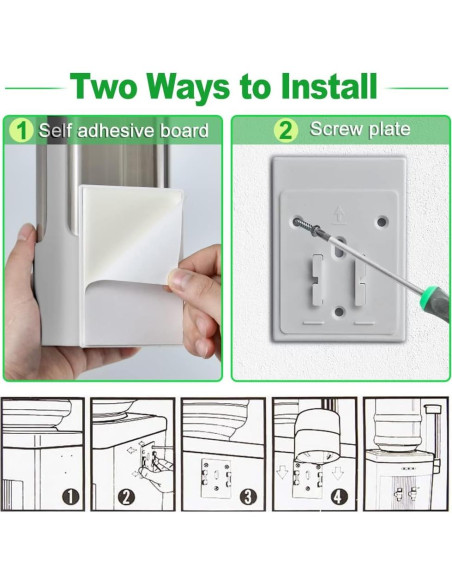 Dispensador de Vasos Montado en Pared haqaf Gris 3-5 oz