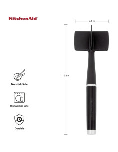 Masher de Carne KitchenAid Clásico 27 cm Negro 2