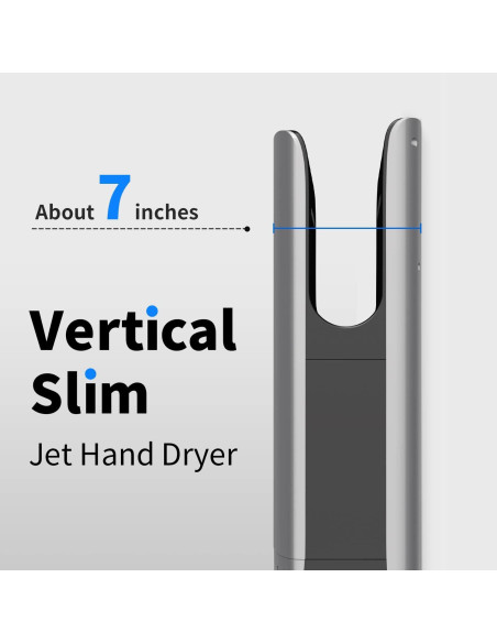 Secador de Mano Vertical AIKE Slim AK2065 con Filtro HEPA