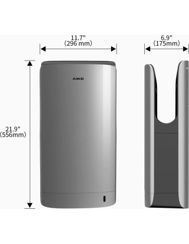 Secador de Mano Vertical AIKE Slim AK2065 con Filtro HEPA