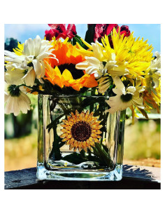 Jarrón Portavelas Joyado EL JUEGO DE JOYAS 10x10 cm 2