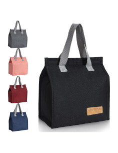 Bolsa de Almuerzo Térmica Reutilizable FERNYE 7.5L Negra