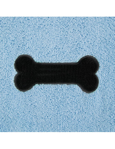 Toalla de Microfibra para Mascotas Bone Dry 104x60 cm Azul