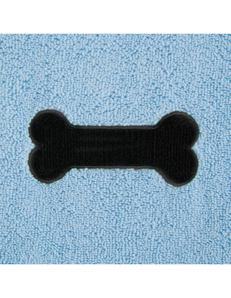 Toalla de Microfibra para Mascotas Bone Dry 104x60 cm Azul