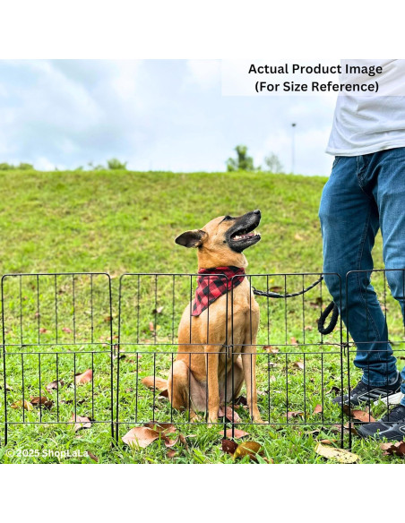 Cerca de Jardín Metal Negra ShopLaLa 10 Paneles 30x60cm