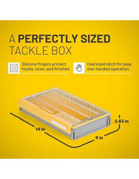 Caja de Pesca Plano Edge Master Crankbait Pequeña 35.5x15.9cm