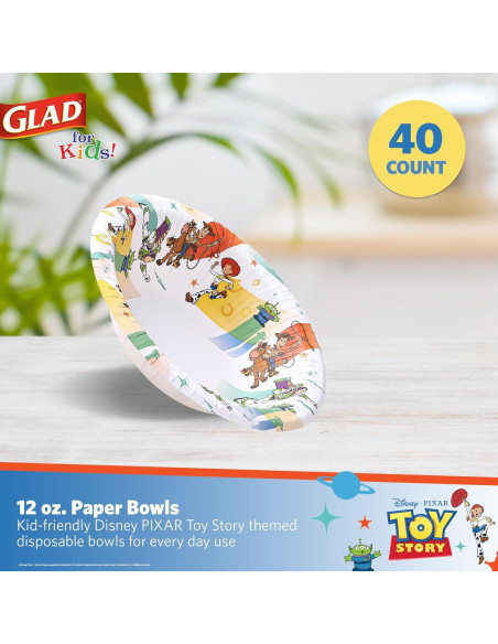 Tazones de Papel Disney Pixar Toy Story 12oz - 40 Unidades