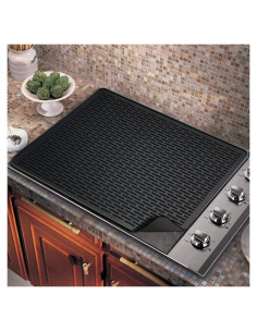 Tapete de Secado de Platos Golener Silicona 71x50 cm Negro