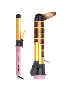 Plancha de Rizado Automática ZAVAREA UV217M Rosa-Dorado 5 Temperaturas