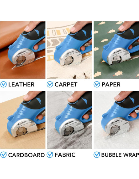 Tijeras eléctricas inalámbricas Creddux 4V con luz LED