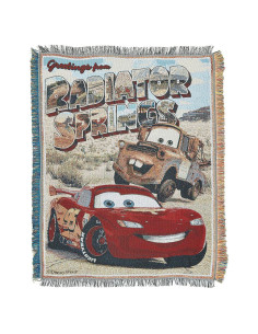 Manta decorativa Disney Pixar Cars Radiator Springs 121.9x152.4cm