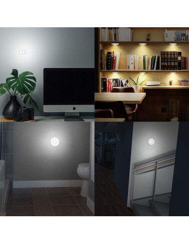 Luz Táctil LED Portátil VICOX - Paquete de 6, 50 Lúmenes
