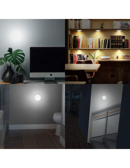 Luz Táctil LED Portátil VICOX - Paquete de 6, 50 Lúmenes