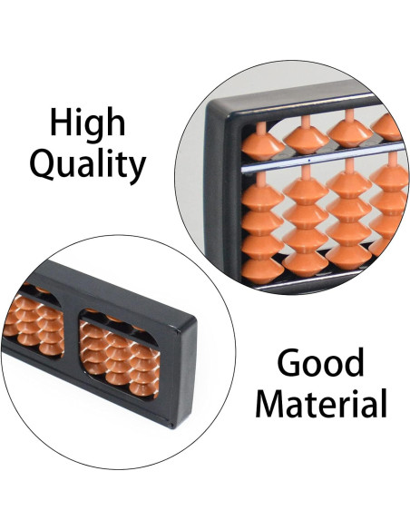 Ábaco Profesional DRWH 17 Dígitos 26.5 cm para Cálculo