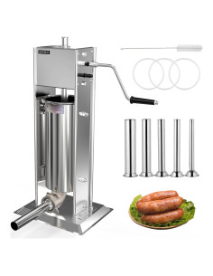 Embutidora Manual de Salchichas ROVSUN 5L Acero Inoxidable