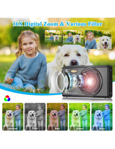 Cámara Digital Compacta LAMA LM220C 64MP FHD 1080P Antivibración 2