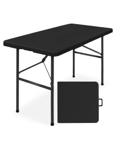 Mesa Plegable Simpli-Magic 1.2m Alta Resistencia Negra