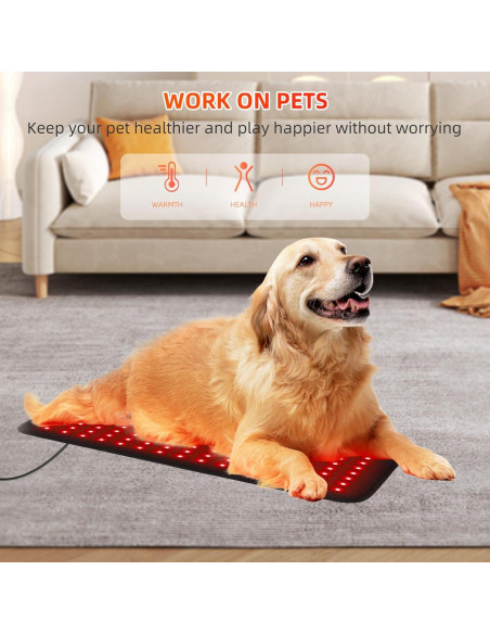 Almohadilla de Terapia de Luz Roja Feangli Grande 50x30cm