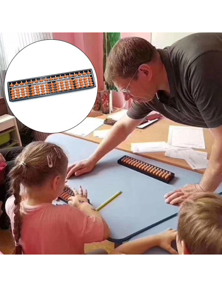 Ábaco Profesional DRWH 17 Dígitos 26.5 cm para Cálculo