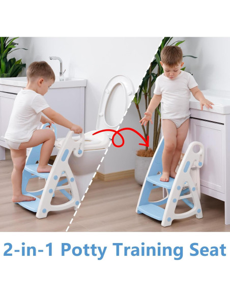 Asiento de Entrenamiento para Baño Beavtaens BB-99 Ártico 2 en 1