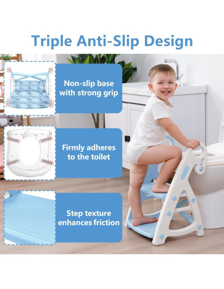 Asiento de Entrenamiento para Baño Beavtaens BB-99 Ártico 2 en 1