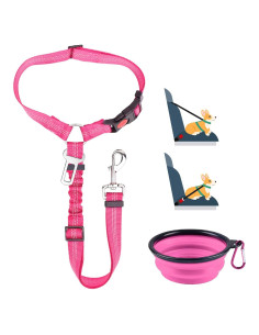 Cinturón de Seguridad para Perros Lukovee Ajustable Reflectante