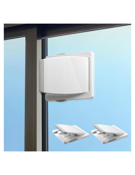 Cerradura de Puerta Corredera ZRFCXE - Paquete de 2 Seguridad Cerradura de Puerta Corredera ZRFCXE - Paquete de 2 Seguridad