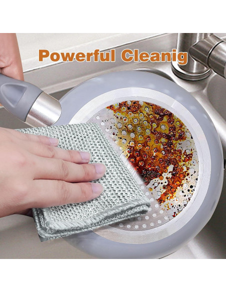 Trapos de Lavado de Platos MENKEY 10 Pcs No Rayantes