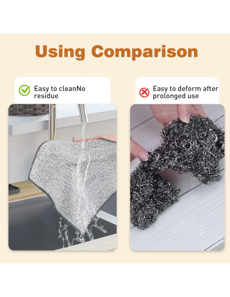 Trapos de Lavado de Platos MENKEY 10 Pcs No Rayantes