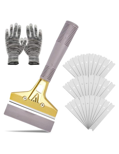 Raspador de Piso Wanguan 10.16 cm con 30 Cuchillas Metálicas