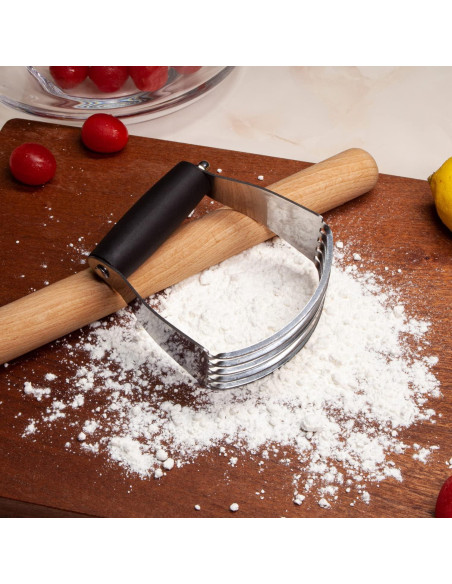 Mezclador de Masa ALLTOP Acero Inoxidable 5 Cuchillas Negro