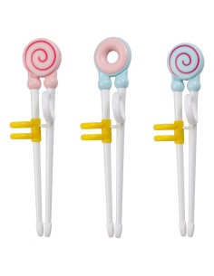 Palillos de Aprendizaje para Niños YYaaloa - 3 Pares Coloridos