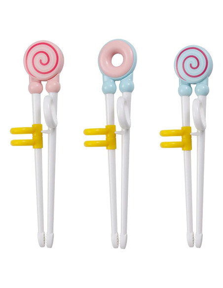 Palillos de Aprendizaje para Niños YYaaloa - 3 Pares Coloridos