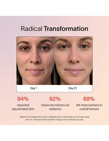 Varita de Terapia de Luz Roja Solawave 4-en-1 para Piel