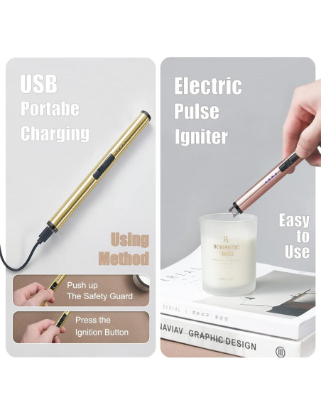 Kit de Accesorios para Velas YZGJM - Encendedor Eléctrico y Más