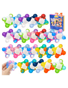 24 Piezas Fidget Spinners ASPULU - Juguetes Sensoriales Antiestrés